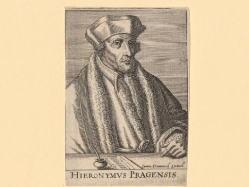 Portrait of Hieronymus of Prague