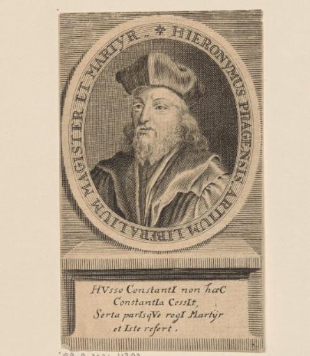 Portrait of Hieronymus of Prague