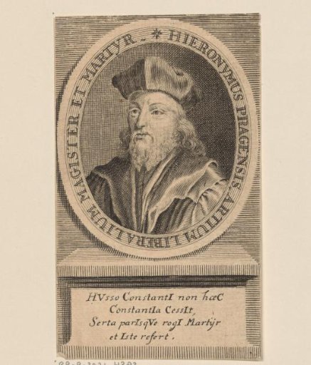 Portrait of Hieronymus of Prague