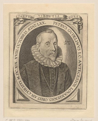 Portrait of Petrus Gudelinus at the age of 56