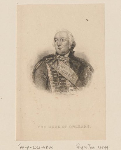 Portrait of Louis Philippe II of Orléans