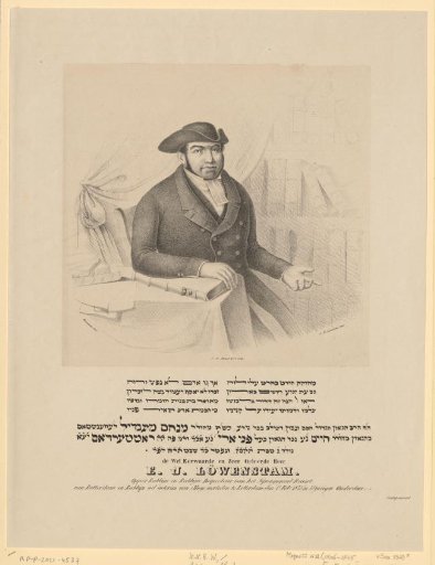 Portrait of Emanuel Joachim Löwenstam