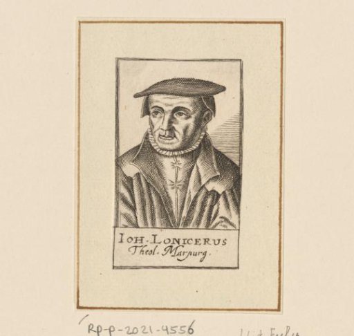 Portrait of Johannes Lonicer