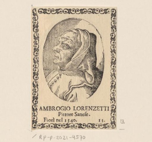 Portrait of Ambrogio Lorenzetti