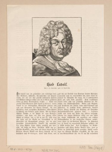Portrait of Job Ludolf