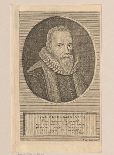Portrait of Johan van Oldenbarnevelt