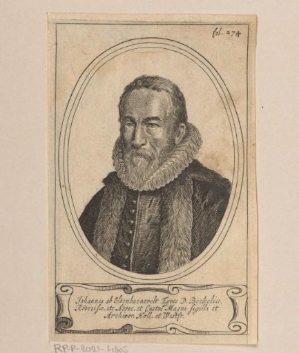 Portrait of Johan van Oldenbarnevelt