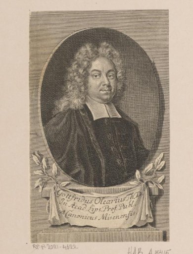 Portrait of Gottfried Olearius II