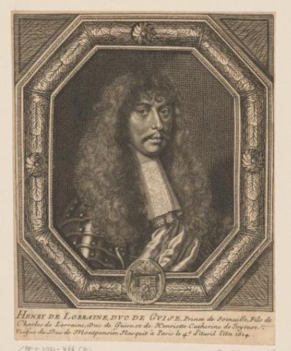 Portrait of Henry II of Lorraine, Duke of Guise
