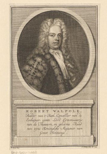 Portrait of Robert Walpole