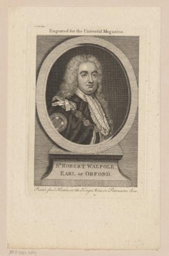 Portrait of Robert Walpole