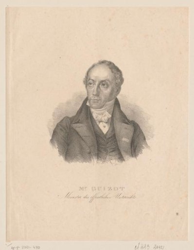 Portrait of François Guizot