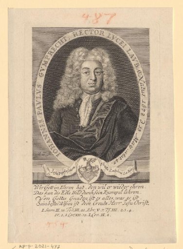 Portrait of Johann Paul Gumprecht