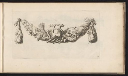 Festoon with money bags from the Amsterdam Town Hall
