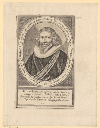 Portrait of Hans Caspar Hirzel I