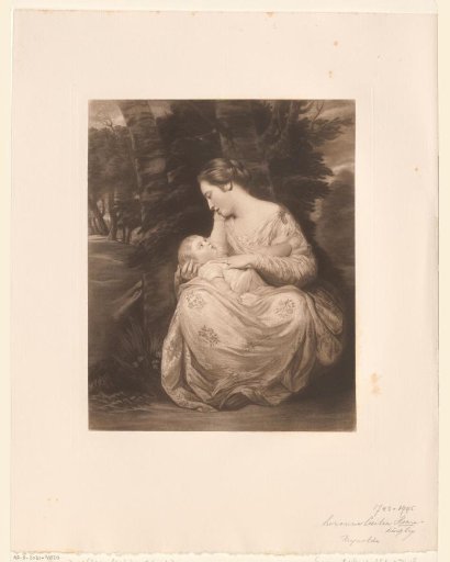 Portrait of Susanna Cecilia Hoare with her Daughter