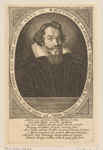 Portrait of Matthias Hoë von Hoënegg