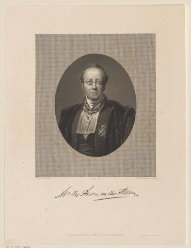Portrait of Abraham des Amorie van der Hoeven