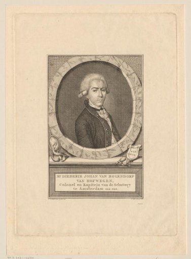 Portrait of Diederik Johan van Hogendorp van Hofwegen