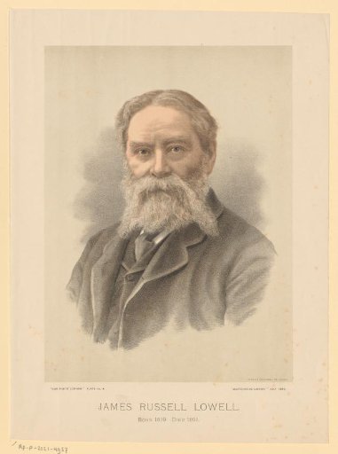 Portrait of James Russell Lowell