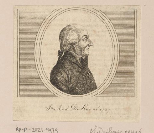 Portrait of Jean André de Luc
