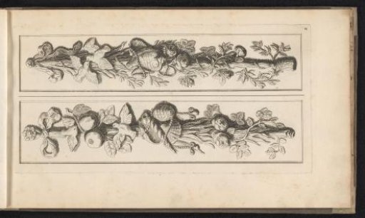 Pilaster festoons with shells and doves from the Amsterdam Town Hall