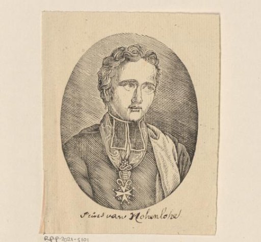 Portrait of Alexander zu Hohenlohe-Waldenburg-Schillingsfürst