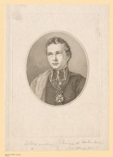 Portrait of Alexander zu Hohenlohe-Waldenburg-Schillingsfürst