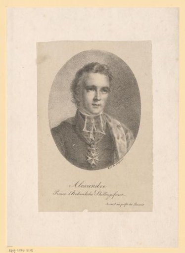 Portrait of Alexander zu Hohenlohe-Waldenburg-Schillingsfürst
