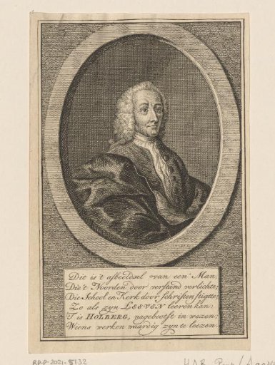 Portrait of Ludvig Holberg
