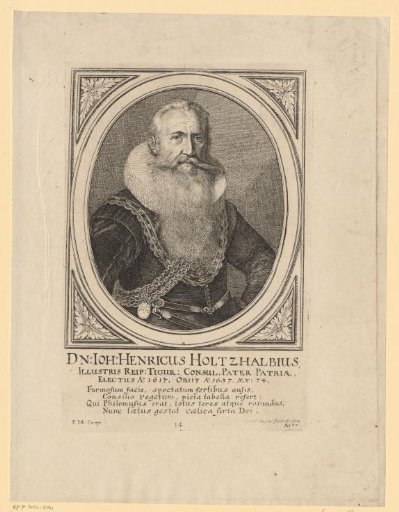 Portrait of Johann Heinrich Holtzhalb