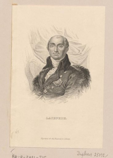 Portrait of Bernard Germain de Lacépède