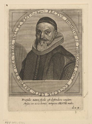 Portrait of Festus Hommius