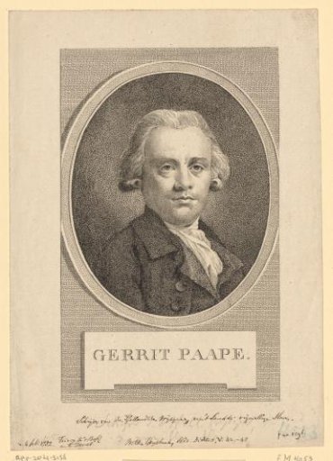 Portrait of Gerrit Paape