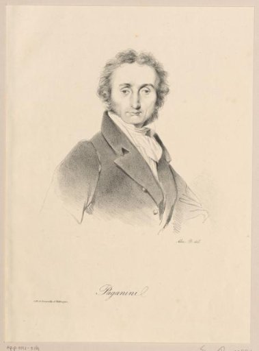Portrait of Niccolò Paganini