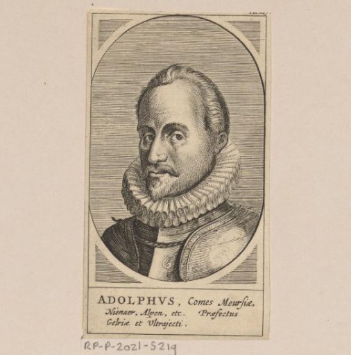 Portrait of Adolf, Count of Nieuwenaar and Meurs