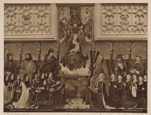 Altarpiece of Mary with Christ and the portraits of Gumprecht II von Neuenahr and Margarethe von Limburg