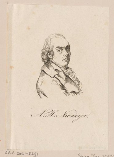 Portrait of August Hermann Niemeyer
