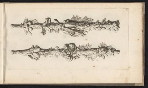 Pilaster festoons with roses and maize cobs from the Amsterdam Town Hall