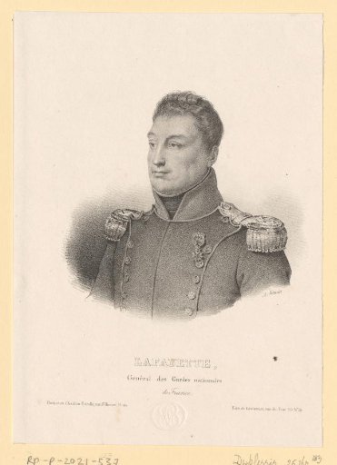 Portrait of Gilbert du Motier de La Fayette