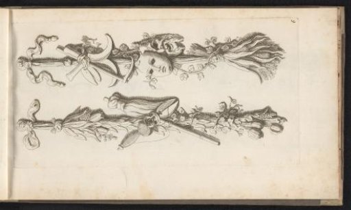 Pilaster festoons with theatrical masks from the Amsterdam Town Hall