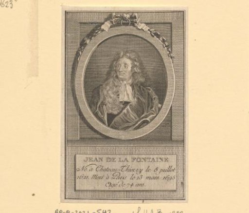 Portrait of Jean de La Fontaine