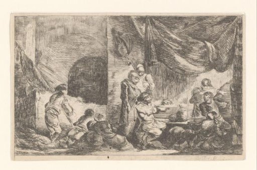 Soldiers at a Stable