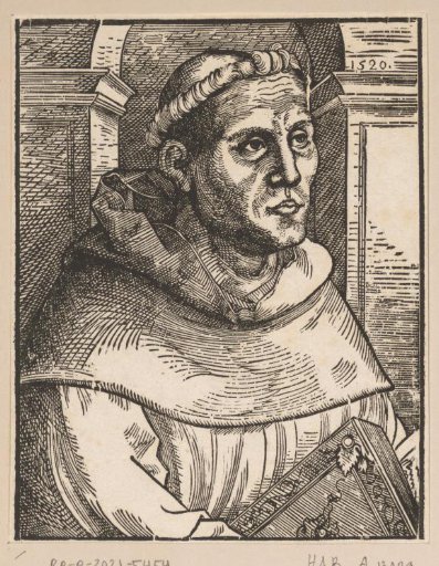 Portrait of Martin Luther as an Augustinian monk