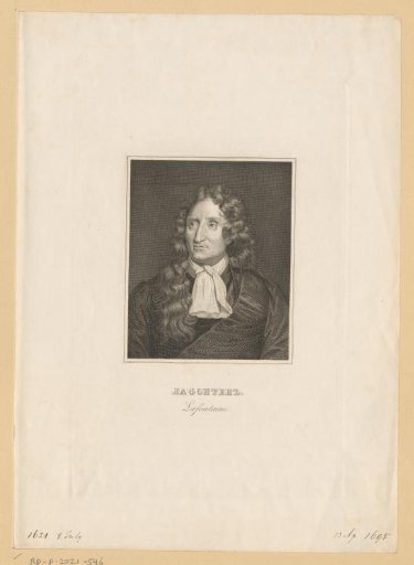Portrait of Jean de La Fontaine