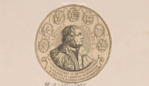 Medal with the portrait of Martin Luther