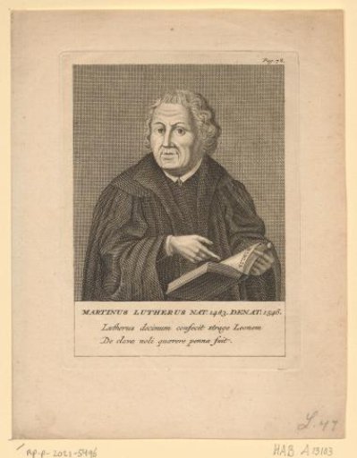 Portrait of Martin Luther
