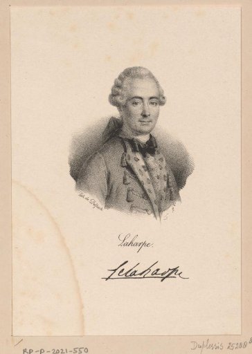 Portrait of Jean-François de La Harpe