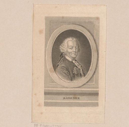 Portrait of Gottlieb Wilhelm Rabener