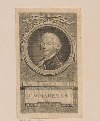 Portrait of Gottlieb Wilhelm Rabener